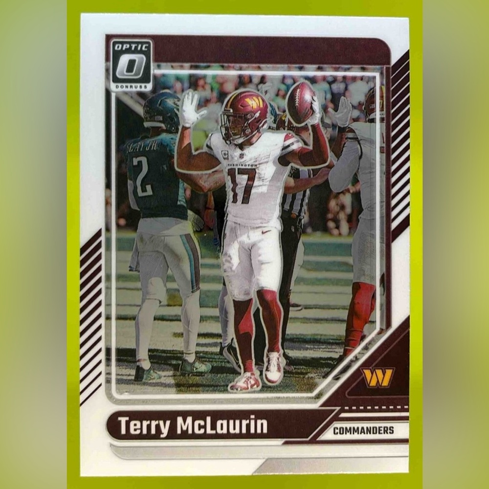 2024 Panini Donruss Optic Terry McLaurin #196 Washington Commanders